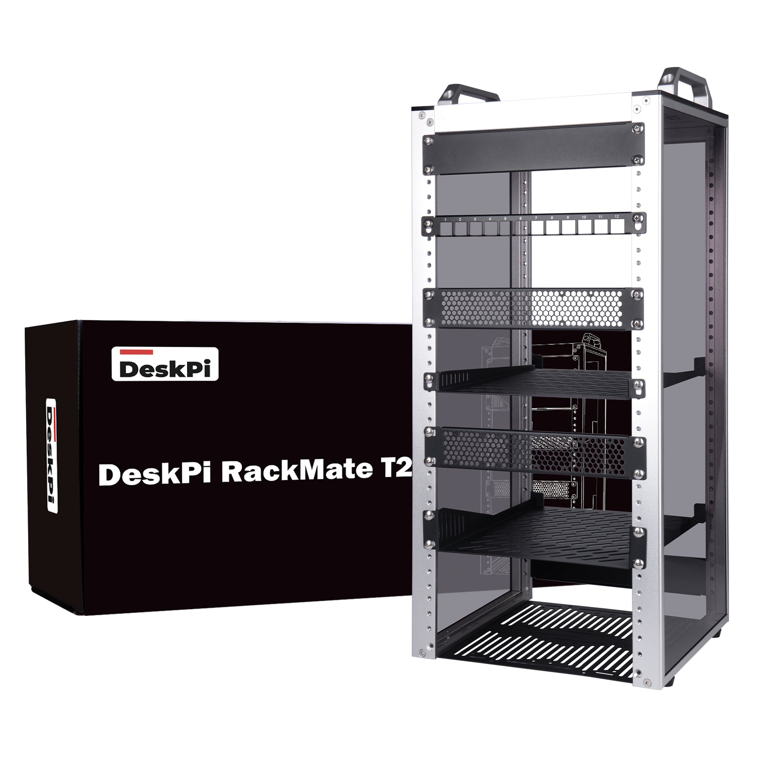 DeskPi RackMate T2 12U mini rack