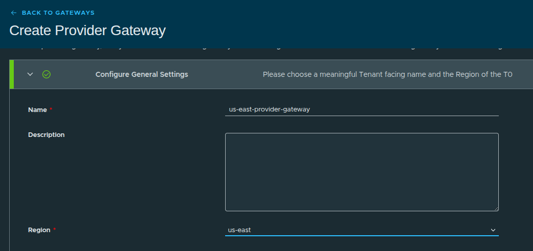Provider Gateways Overview