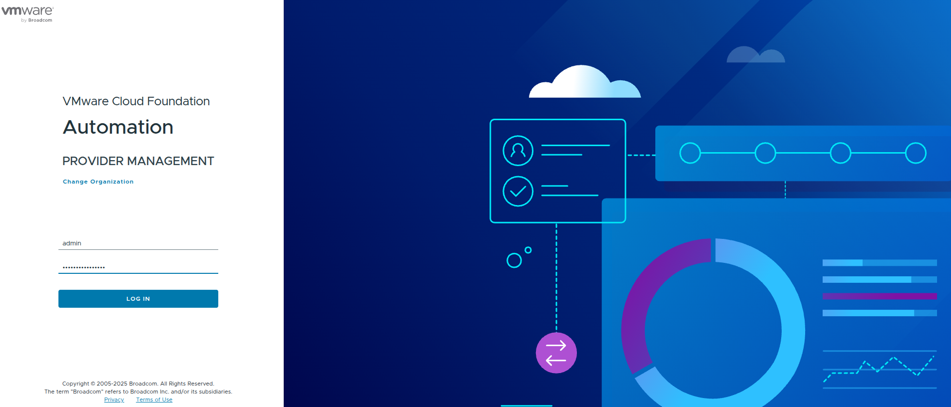 Provider Login Screen